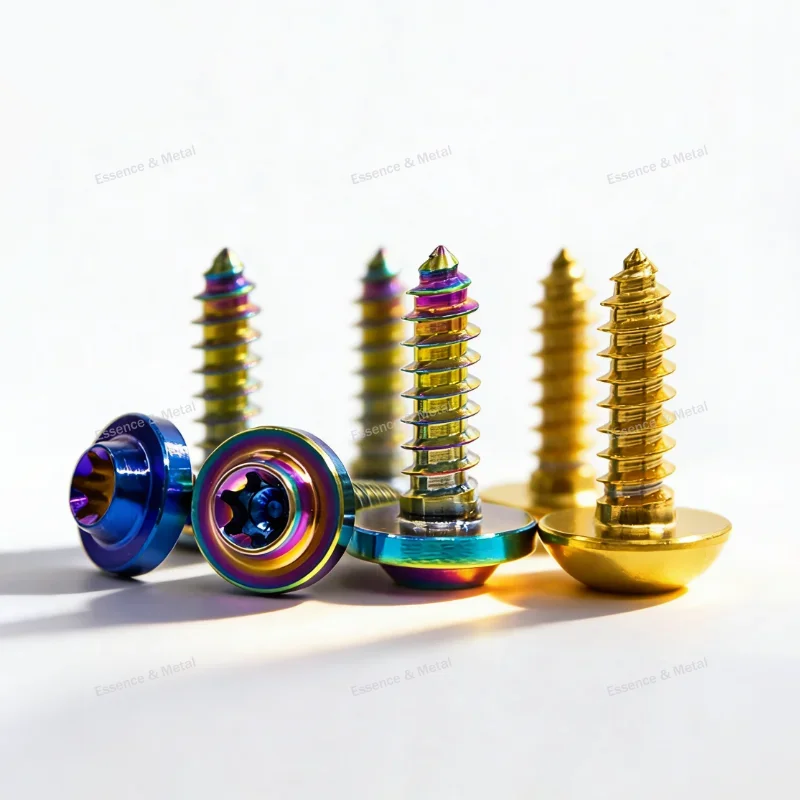 Titanium Alloy Self-tapping Torx Head Screws M4 M5 M6 Hexagonal Torx Head Self-Tapping Screws Suitable for Parts Modification