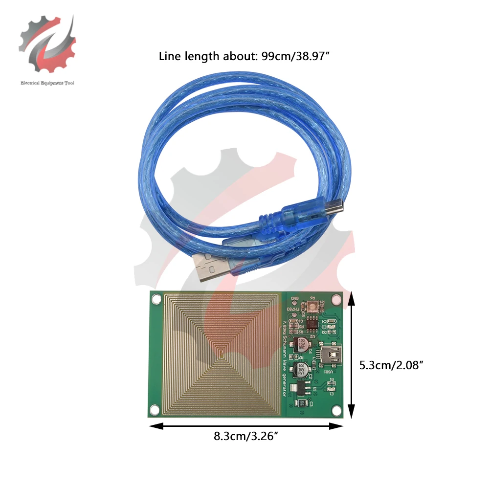 Schumann Wave Generator FM783 with USB Cable Mini USB port for Improving Sound Sleep Electronic Measuring Instruments