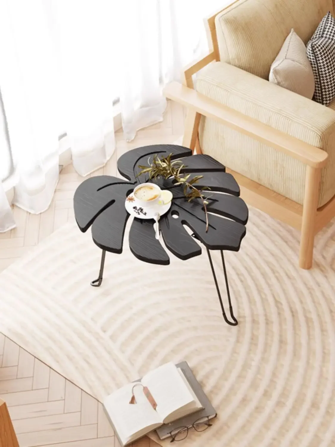 

Bay Window, Table, Coffee Table, Foldable, Bedroom, Window Sill, Tatami, Sitting Floor, Low Table, Solid Wood, Side Table