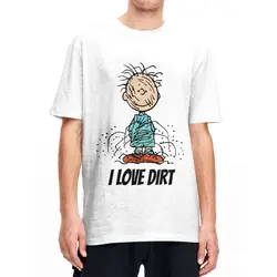 Snoopy Peanuts Pigpen T Shirts for Men Women 100% Cotton Funny T-Shirt O Neck Tee Shirt Short Sleeve Clothes Adult