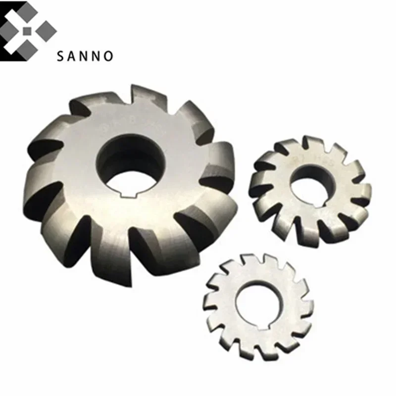 R0.5×50×22mm thickness 1mm HSS convex half circular milling cutter semicircular corner rounding grooving milling cutter