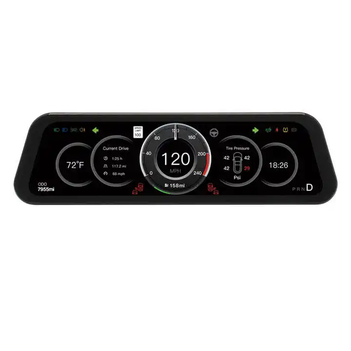 The 2025 3Y OTA CarPlay features a new 9.6-inch digital cluster display dashboard instrument blind spot .