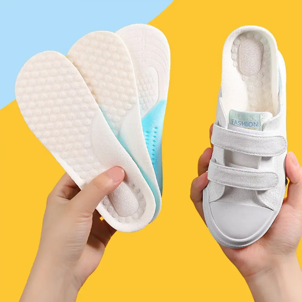 Breathable Orthopedic Insoles Running Internal Cushion Mesh Foam Insoles Arch Support Inserts Children Shoes Pad Sport Insoles