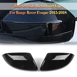 Mirror Cover For Land Rover Range Rover Evoque 2014+ Velar Discovery Sport Freelander Gloss Black Rear View Rearview Shell Cap