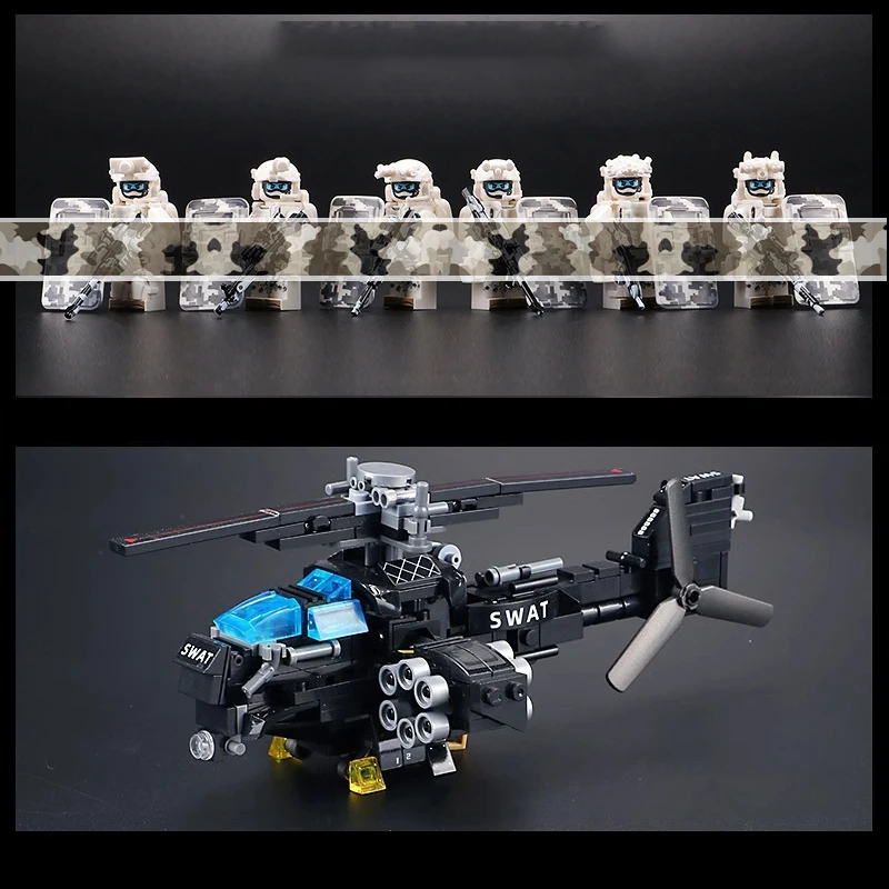 Zestaw figurek Adventure Team - Taktyczne misje dla chłopców od 8 lat, prezent do odgrywania ról z akcją bitewną, z wyposażeniem i akcesoriami