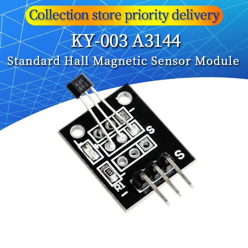 KY-003 A3144 Standard Hall Magnetic Sensor Module Works with Arduino Boards for Arduino