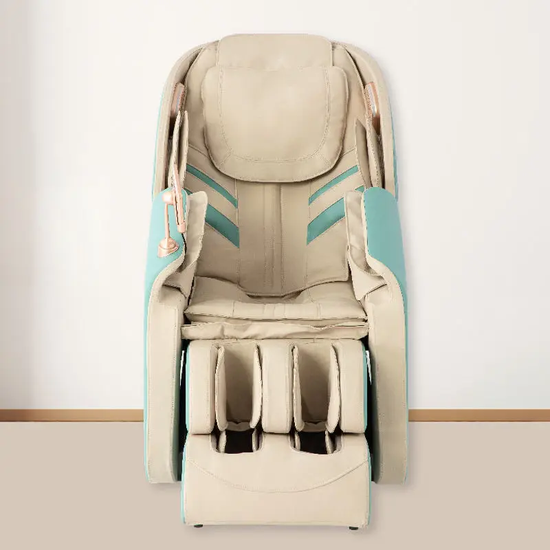 Electric Full Body Massage Chair Zero Gravity Recliner Synthetic Leather Metal Frame Airbag Compression For Salon Spa Home