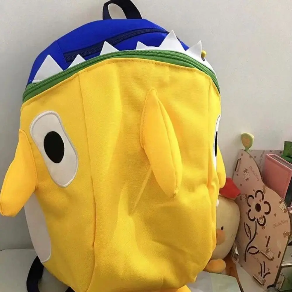 Cute Shark Backpack Funny Outdoor Activity Large Capacity Kindergarten Bag Anti-lost School Bags