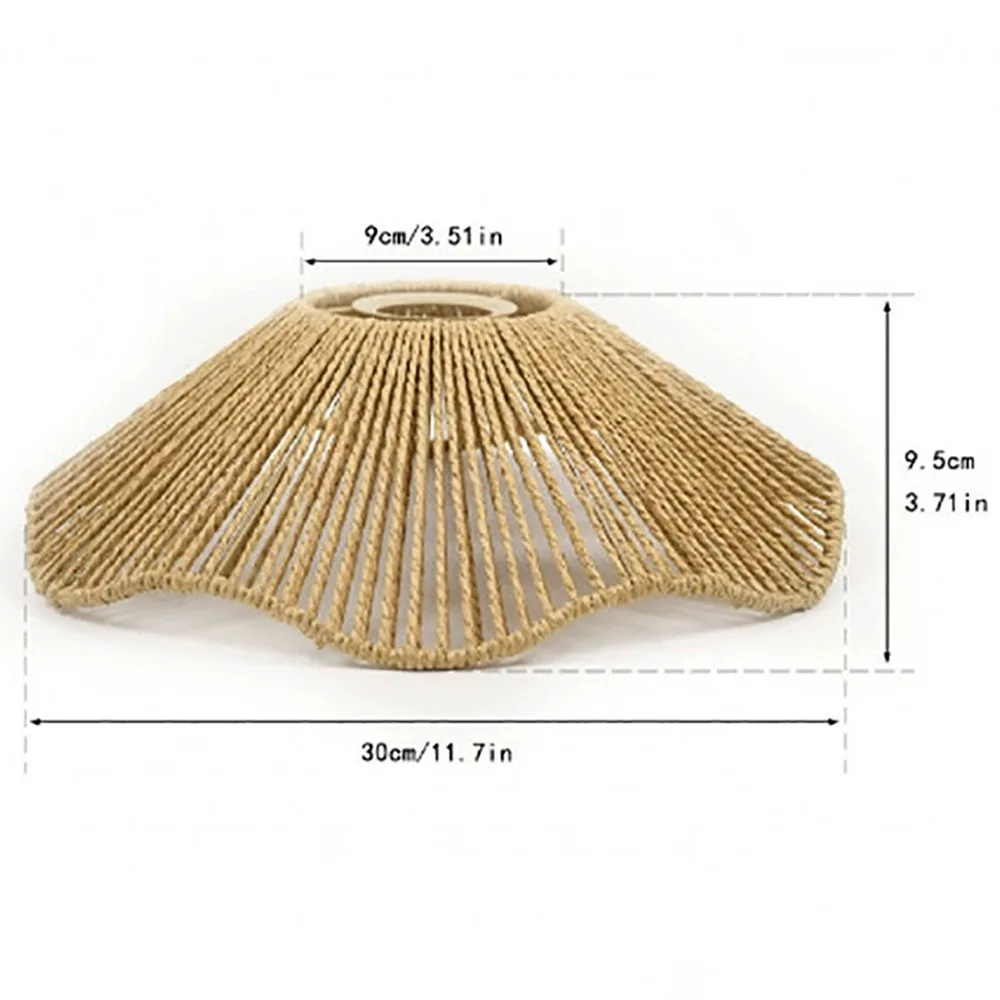 

Weaving Design Woven Lampshade Hanging Vintage Style Cane Inspired Light Fixture Light Fixture Hanging Light Lampshade