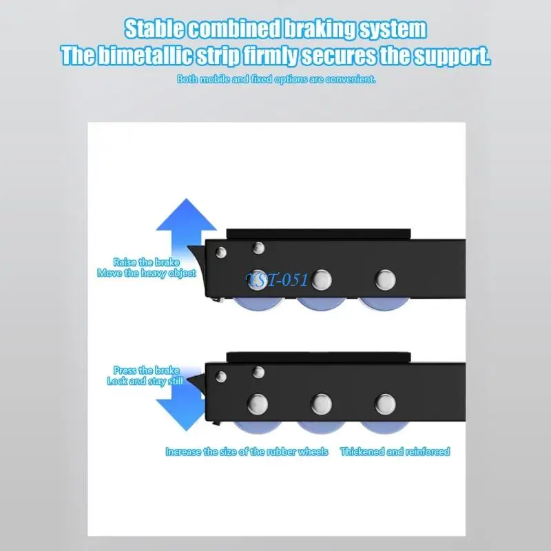 

E15A 2lots Safe Vibrations Control Washing Machine Base Bracket Heavy Type Base