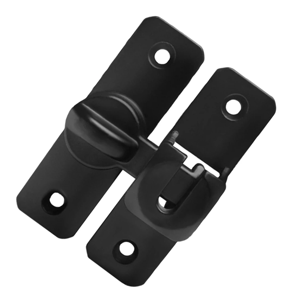 

Aluminum Alloy No-Drill Door Bolt Sliding Latch Lock for Barn Door Interior Garage Garden Fence Protection Sliding Bolt Latch