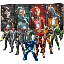 ZD Toys Iron Man MK35 Red Snapper Action Figure Iron Man Mk41 Mk47 Tank MK24 MK22 1/10 Scale Iron Man Collections Gift