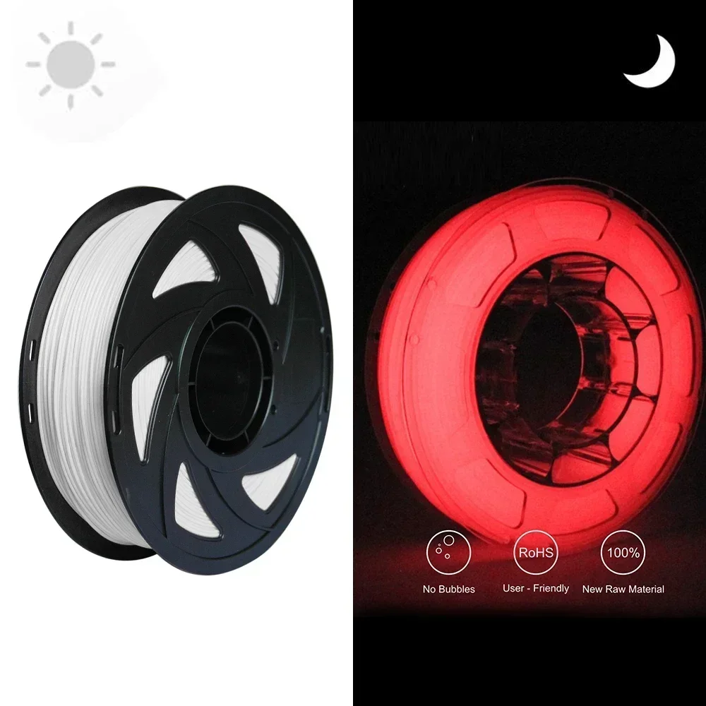 

Светящийся ТПУ, светящийся в темноте, 1,75 мм, сублимационный материал для 3D-принтера для 3D-печати, свечение