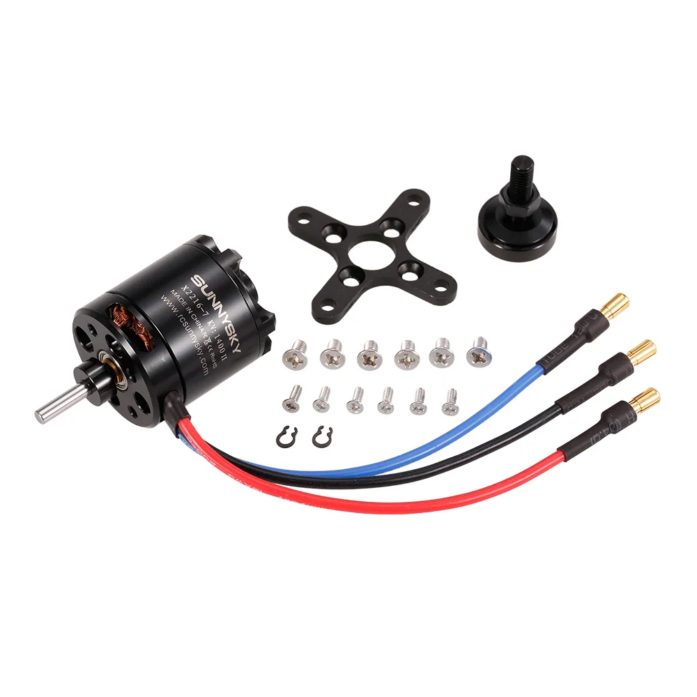 1PC Original SUNNYSKY X2216 KV880/KV1100/KV1250/KV1400 Brushless Motor (Rear Output Shaft ) for RC Models F3D F3A airplane