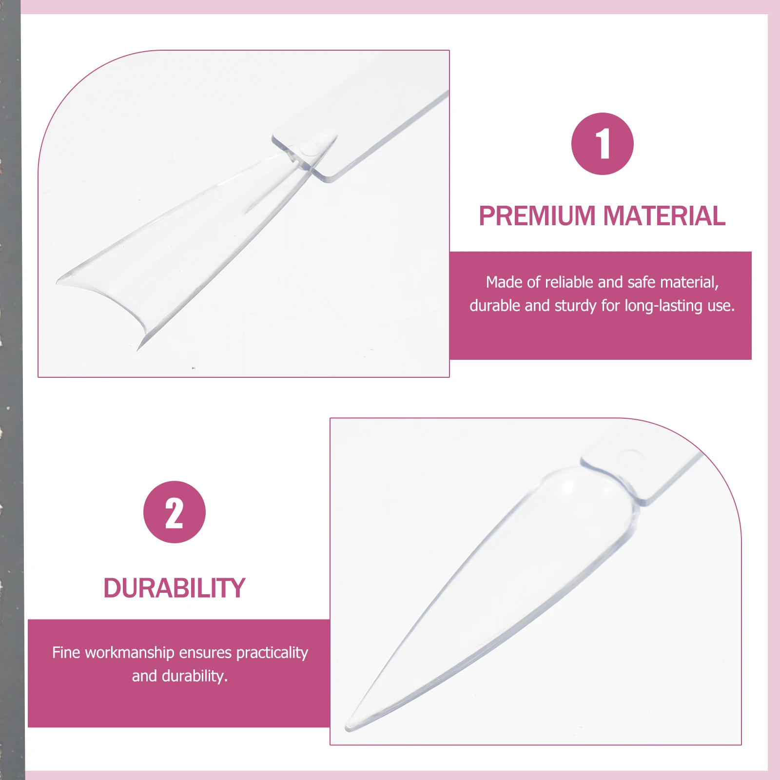 

100 Pcs Nail Display Tips Smooth Durable Salon Supplies Gel Polish Sample Sticks Color Card Manicure Tools Nail Art
