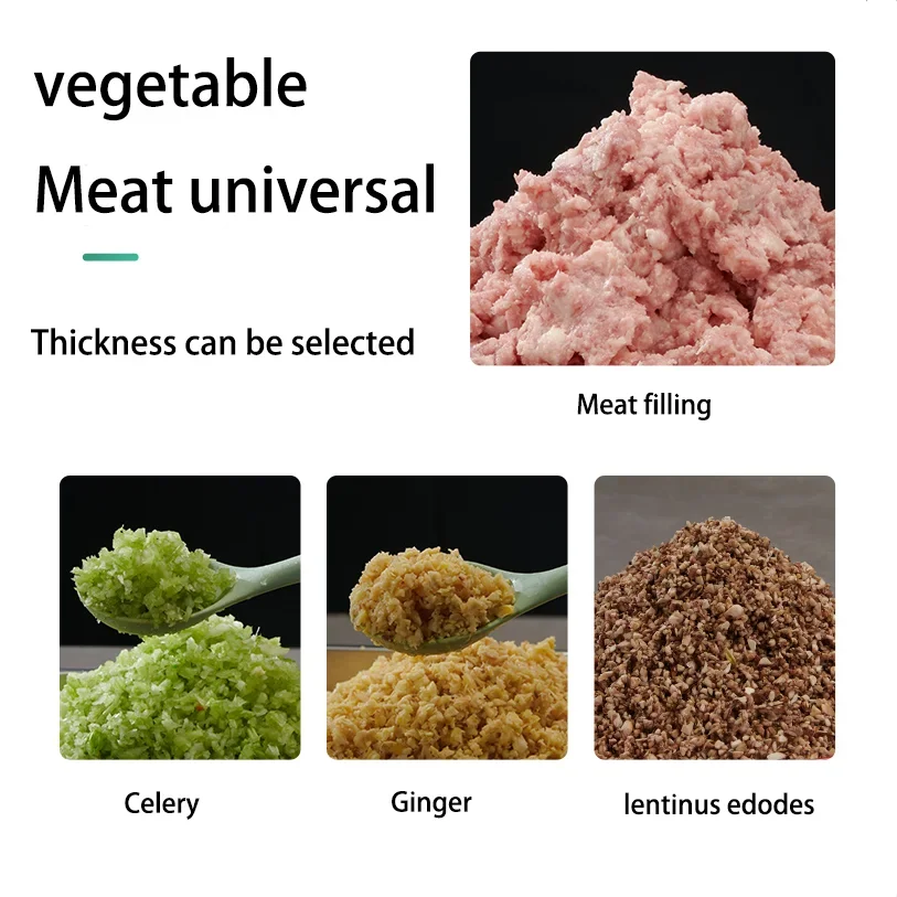 Electric Vegetable Shredder Food Processor Vegetable Chopper Stainless Steel Bowl Meat Grinder for Meat Vegetable Fruit