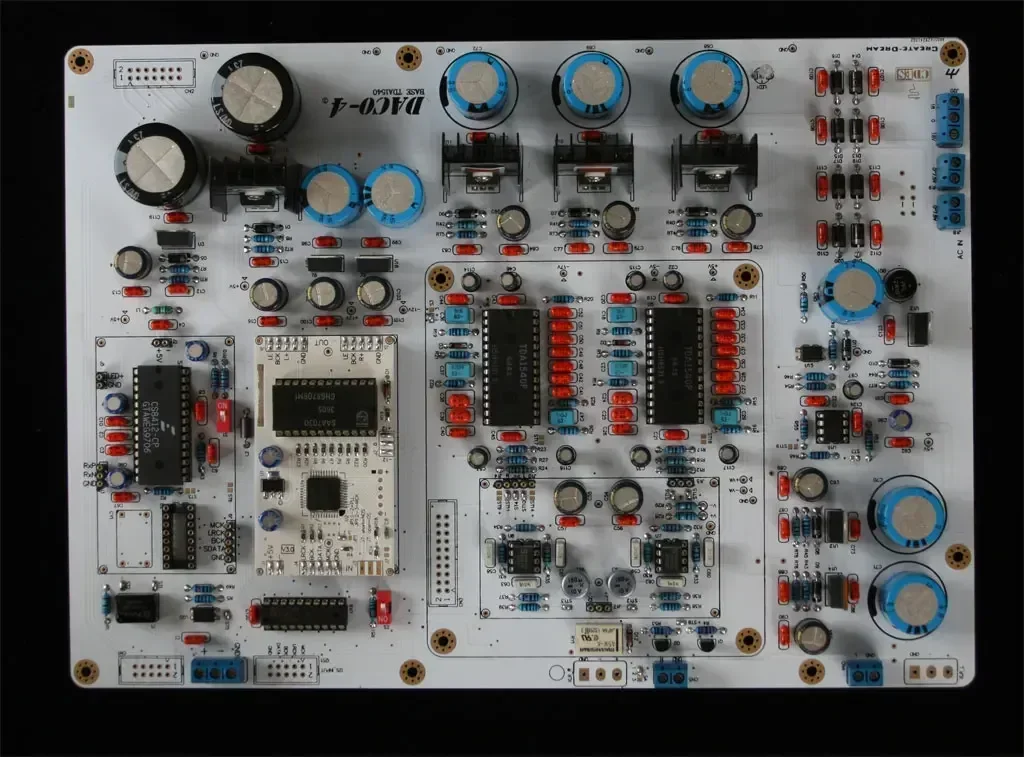 Плата декодера ЦАП Nvarcher TDA1540 CS8412 + SAA7030 + TDA1540P Hi-Fi аудио декодирование по индивидуальному заказу