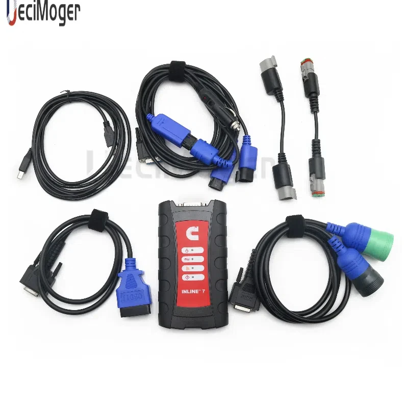 

Для Cummins INLINE 7, диагностический инструмент для грузовиков, адаптер для передачи данных ДЛЯ программного обеспечения Cummins Insite 8,9