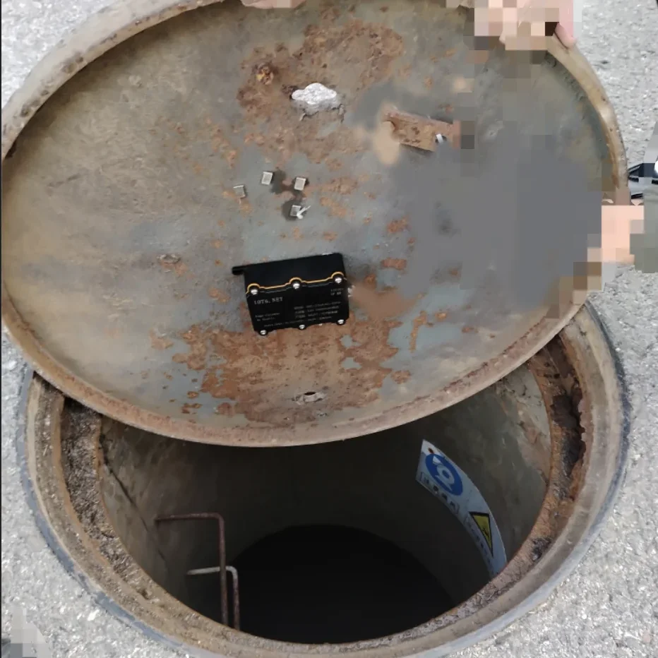 Wireless Manhole Cover Sensor Water Level Detector Low-power Consumption