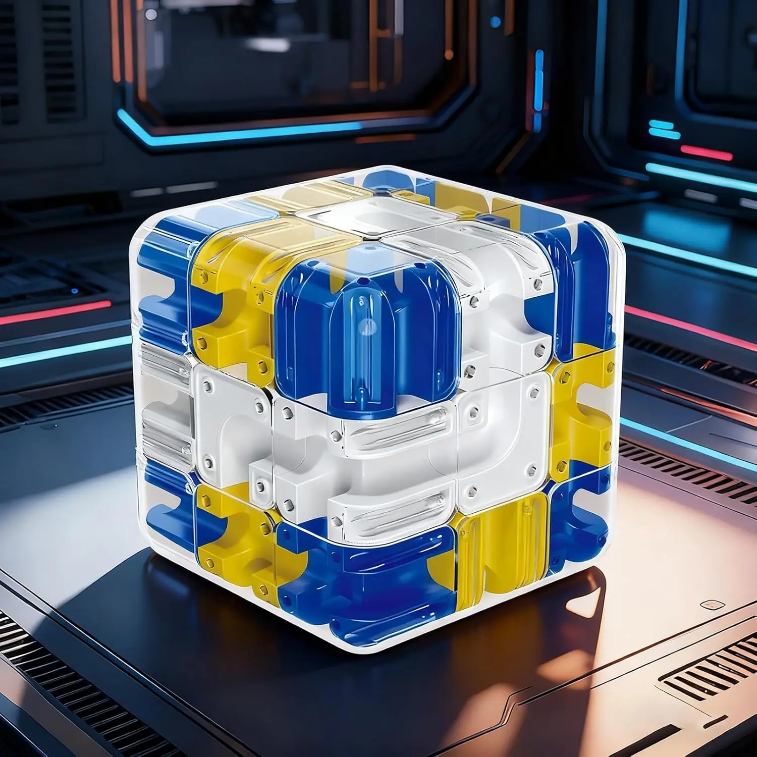 Labyrinth 3D Puzzle Maze Cube Engaging Brain Teaser Toy Magic Cube Maze Ball Stress Relief Educational Game Gift