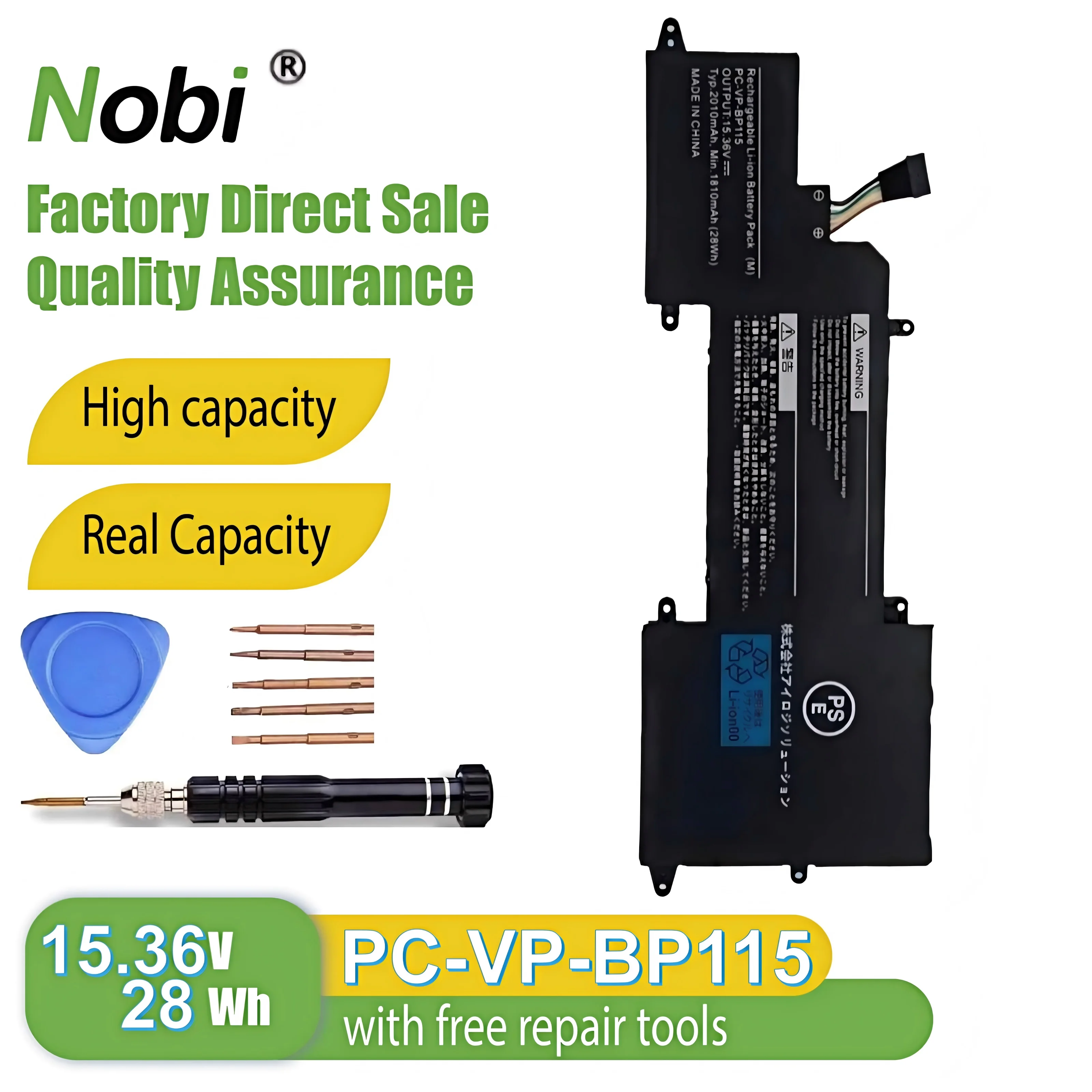 

Аккумулятор Nobi BP115 BP116 VP-BP115 VP-BP116 PC-VP-BP115 PC-VP-BP116 для VersaPro PC-VK23TGVDU VK23TG-U VKT25G-3 VKT16G-4 VG-U