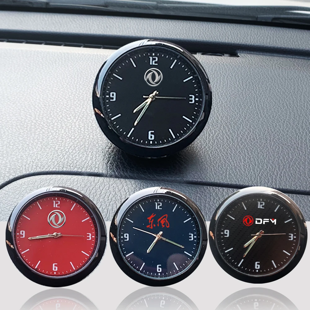 Car decoration clock watch modified car interior electronic quartz For Dongfeng DFM DFL DFMC DFSK U-Vane Succe C37 Rich 6