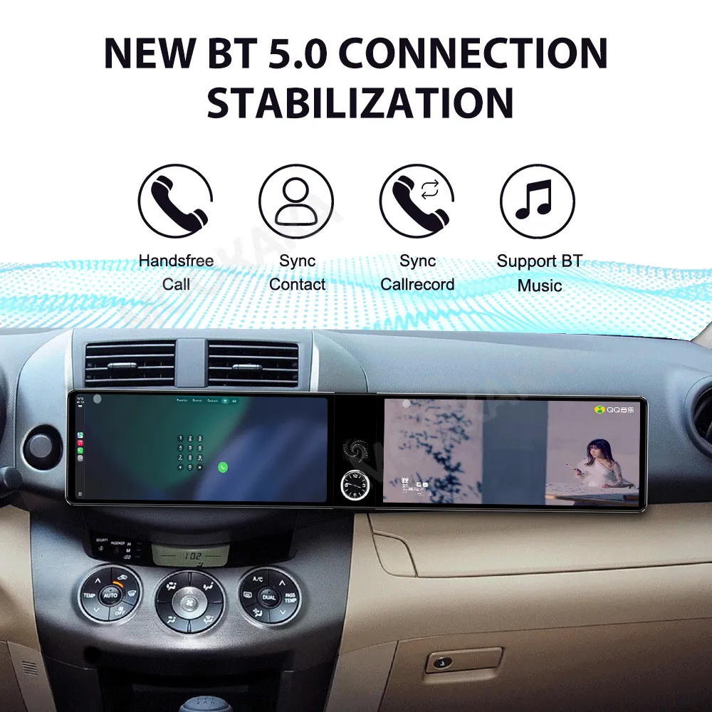 Touch Screen Car Radio For Toyota RAV4 2006-2012 Android GPS Automotive Multimedia Auto Radio Stereo Receiver Head Unit
