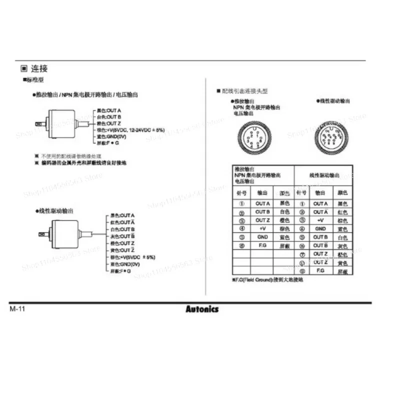 Encoder rotativo Autonex E50S8-2000-3-T-24