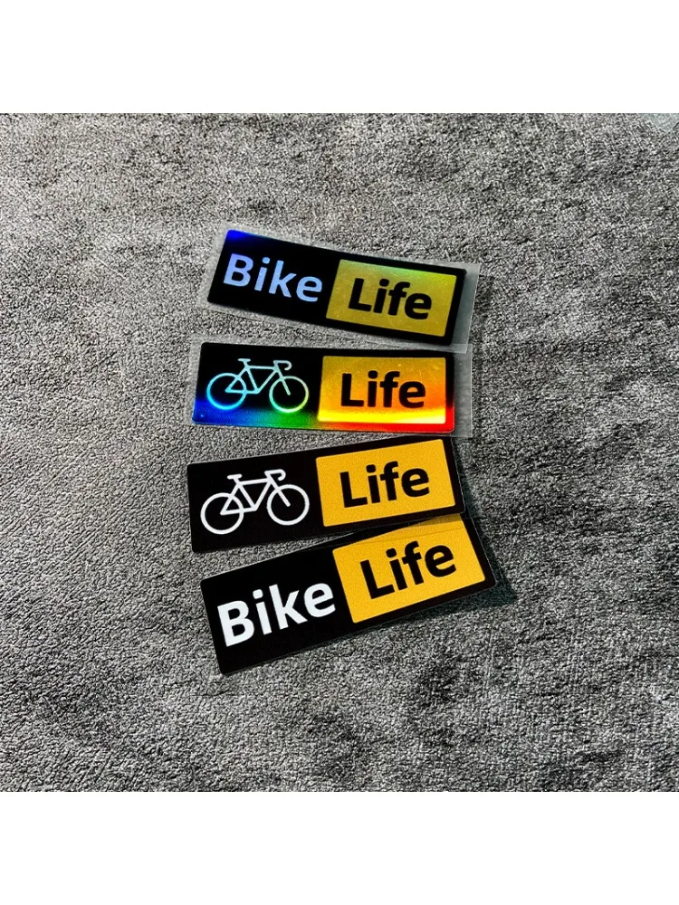 AliExpress NONE 2PCS Bike Life Waterproof Vinyl Sticker For Car Motorcycle Bicycle Helmet Decal