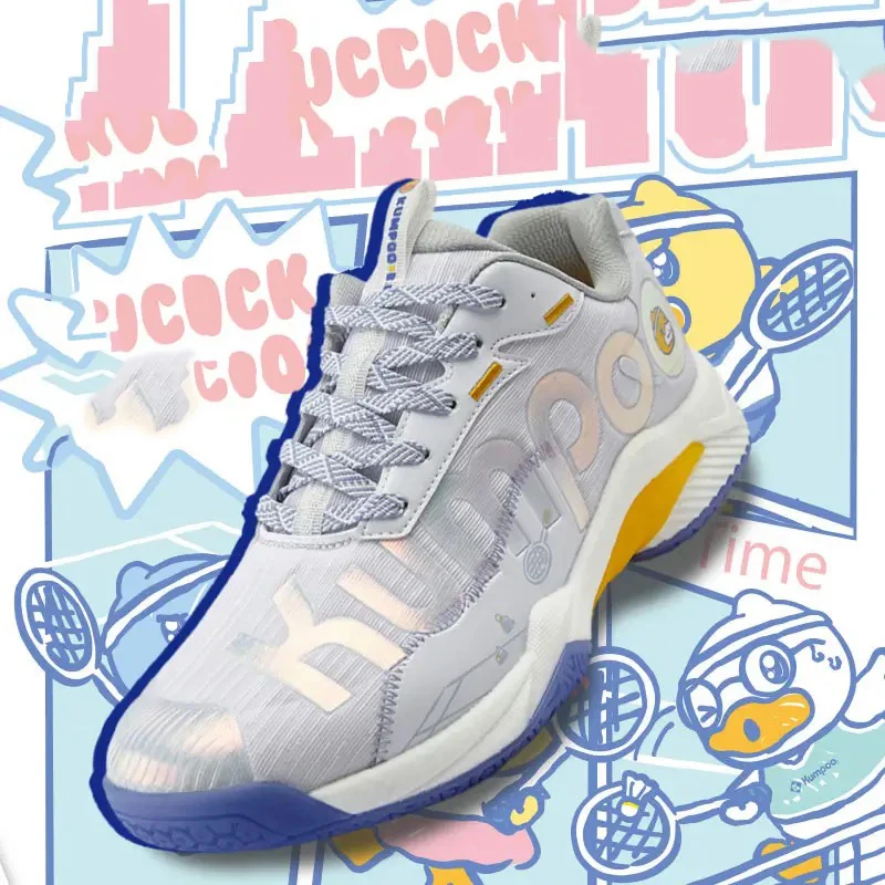 New Professional Training Badminton Shoes Unisex Anti-Slip Durable Table Tennis Shoes Lightweight Badminton Athletic Shoes