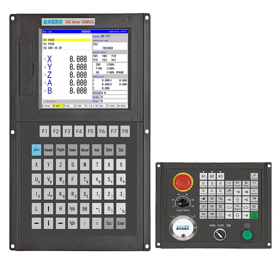 Controlador de torno CNC de 3 ejes NEWKer con puerto USB en lugar del controlador CNC Adtech para máquina de corte CNC o router