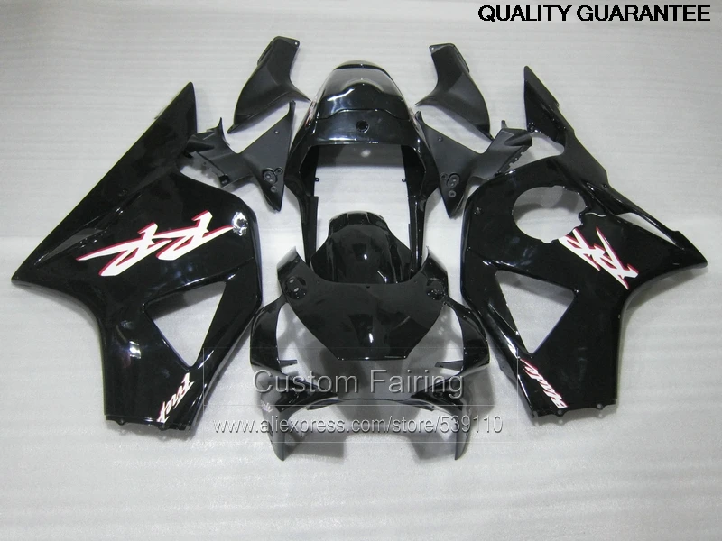 

All New Fairing Kit For Honda CBR954RR 02 03 Glossy Black Fairings Set CBR954RR 2002 2003 BM11
