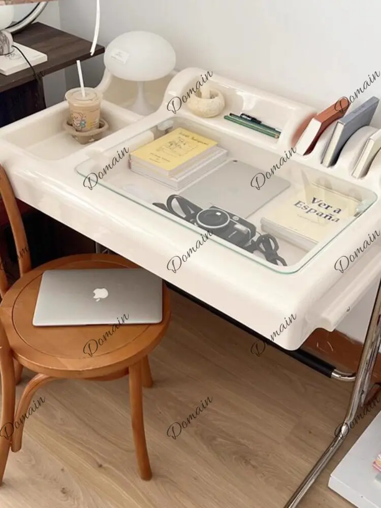 Korean small apartment household cream style dresser large storage space desk makeup