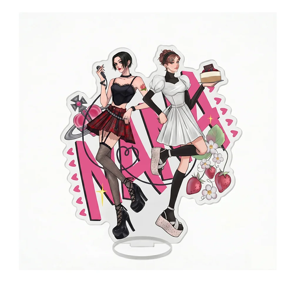 Anime NANA Black White Manga 15CM Acrylic Stand Keychain Anime