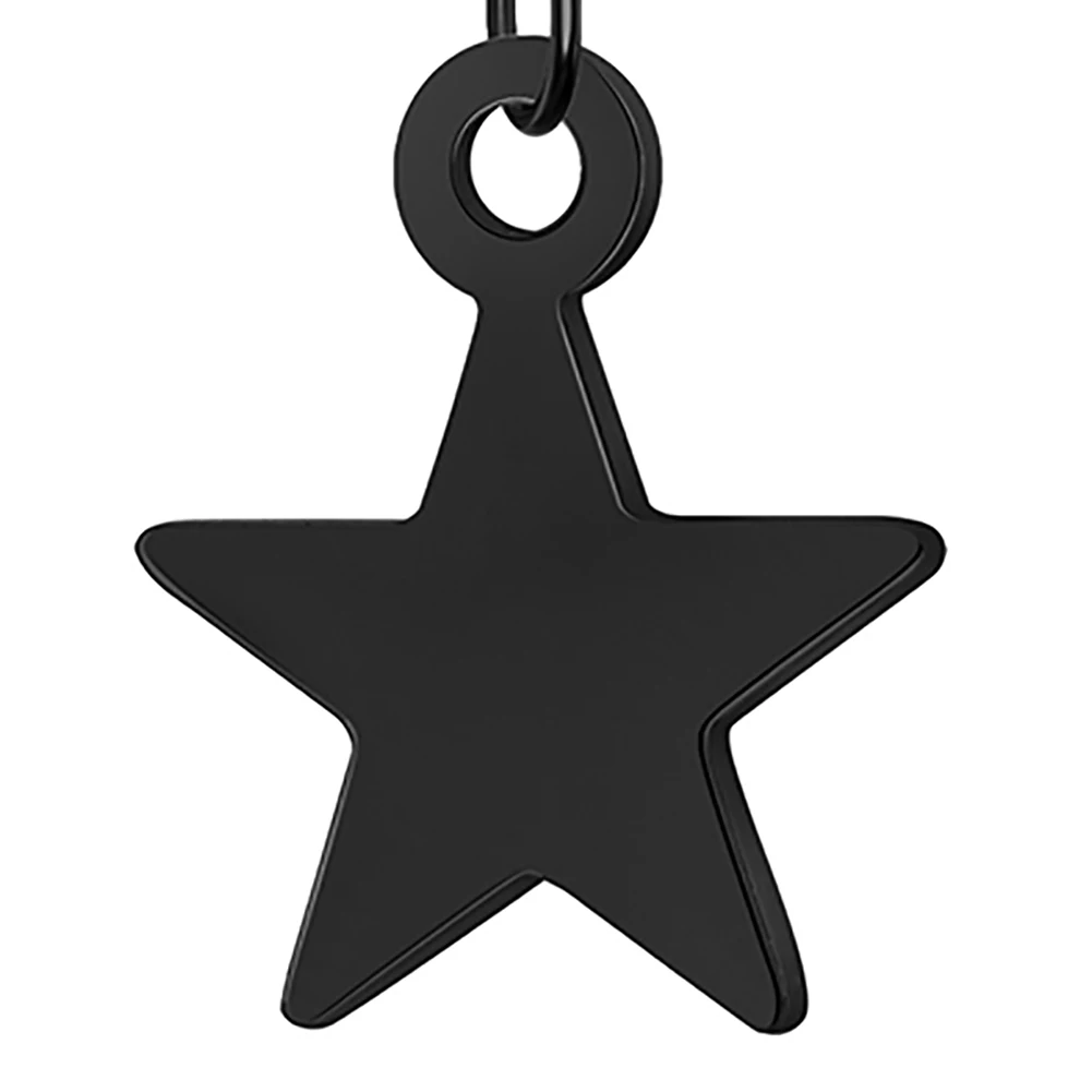 Kkjoy Edelstahl Neue Design Kette Hoop Ohrring Für Frauen Hohl Solide Stern Mond Anhänger Knorpel Ohrring Piercing Schmuck – Detail 33