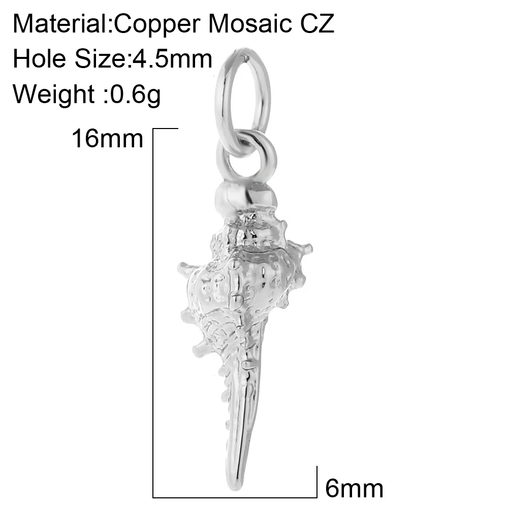Starfish Shells Charm Jewelry DIY Accessories