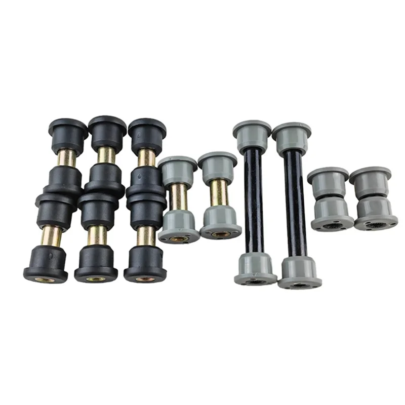 For Club Car Precedent Golf Cart Repair Kit- Steel Plate Rubber Bushing 102956201 102506601 For Swing Arm