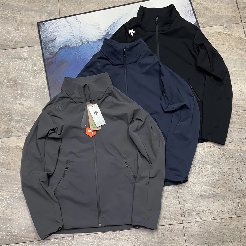 Men and women same style stand collar waterproof breathable warm jacket 2026 autumn fashion new style DESCENTE