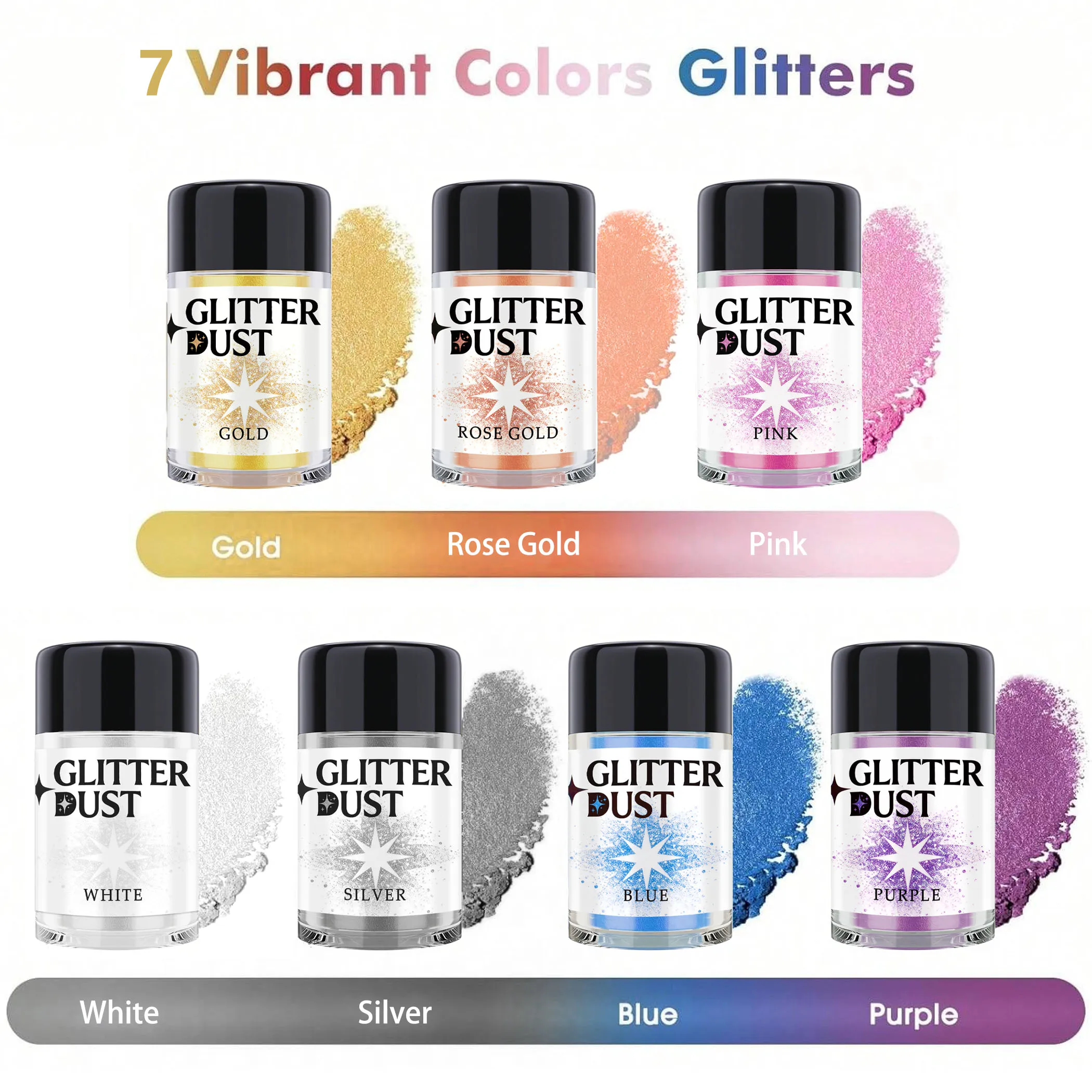 Glitter- Luster Dust Metallic Coloring Glitter for Drinks,Cake Decorating,Baking-Dust Powder Shimmer Sprinkle Powder cake topper