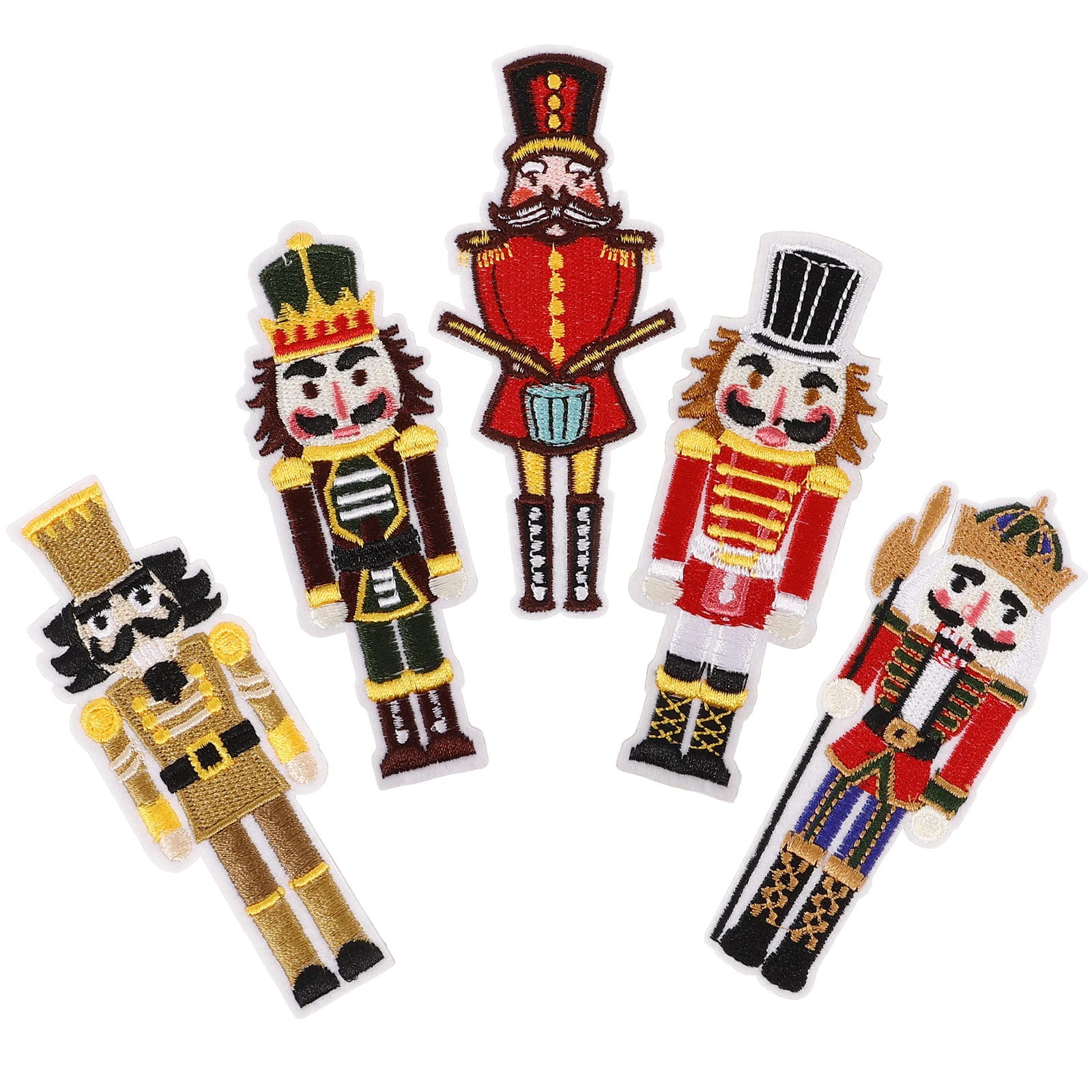 

5pcs Soldier Iron On Patches For Diy Clothes Hats Bags Repair Multi-Function Wear-Resistant Hat Patches Patch