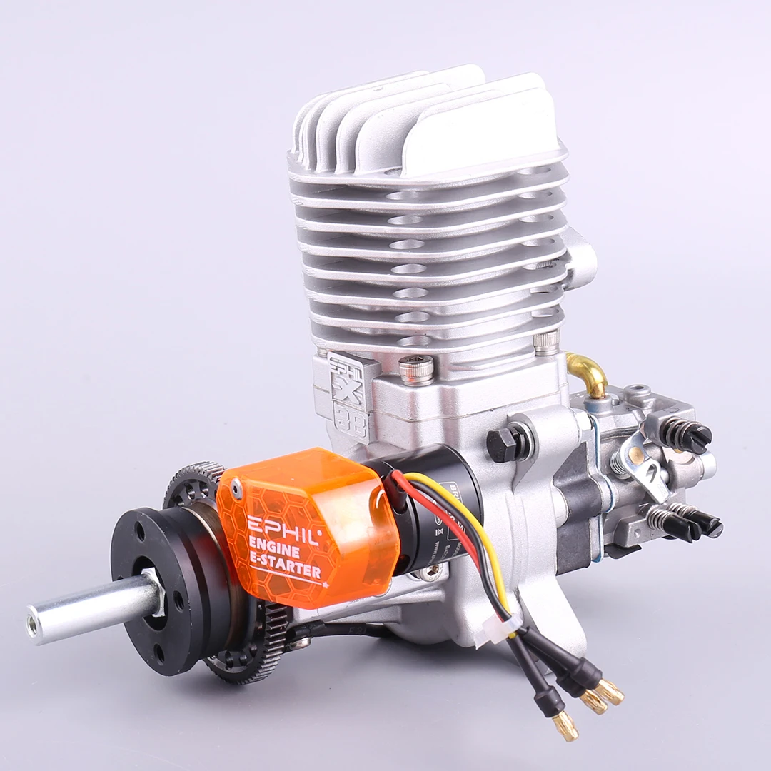 Applicable to Ephil XG-38cc-R Pro Model Aircraft Gasoline Engine Hot Fire Head Electric Starter Single Cylinder Rear Fixed Wing