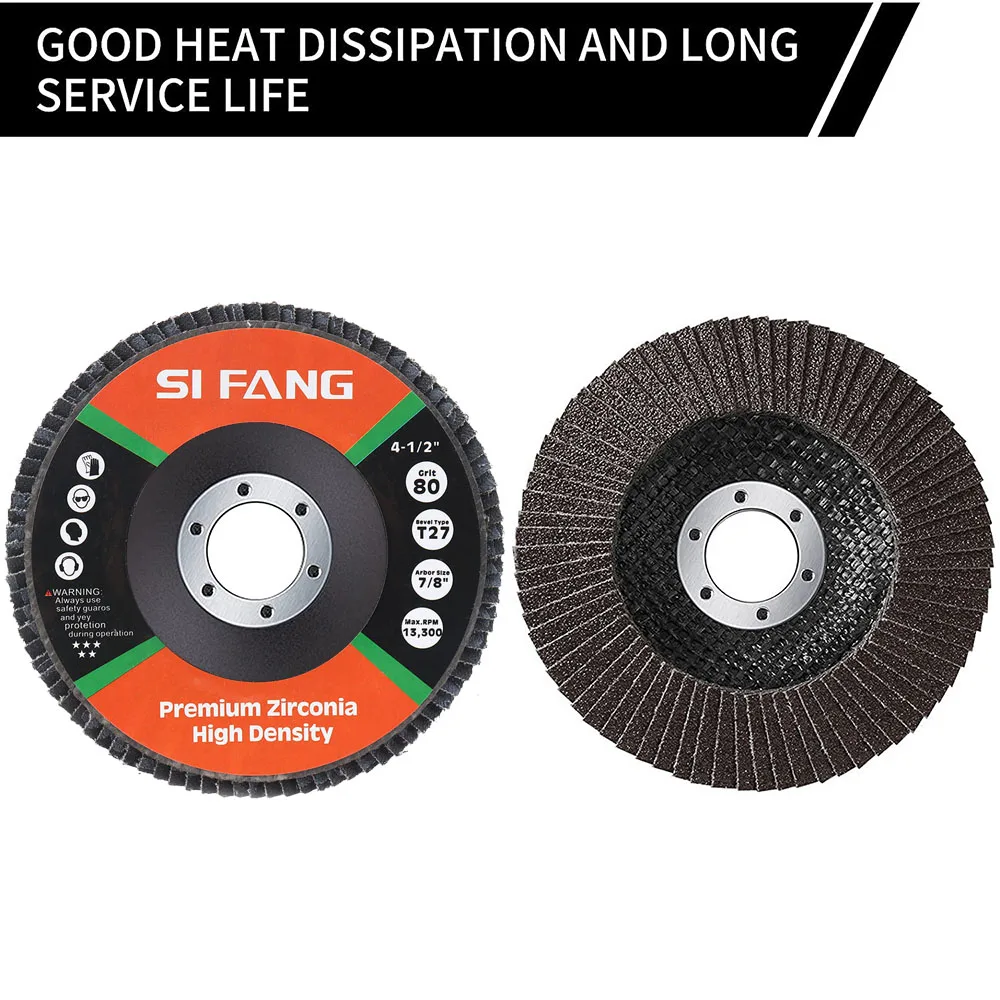 115mm 4,5 zoll T29 Professionelle Flap Discs Schleifen Räder Schleif Scheiben Für Winkel Grinder 40-320 Grit 2-10Pac – Detail 9