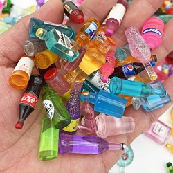 10pcs Miniature Dollhouse Bottle of Water Model Coffee Cup Drinks Mini Play Kitchen for Doll Food Toy KItchen Accessories