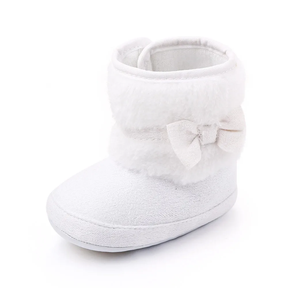

Обувь для девочек 2025Осенняя новая детская обувь Зимняя детская хлопковая обувь с мягкой подошвой и бантом Детские ботильоны Теплые детские ботильоны Зимняя Детская Обувь