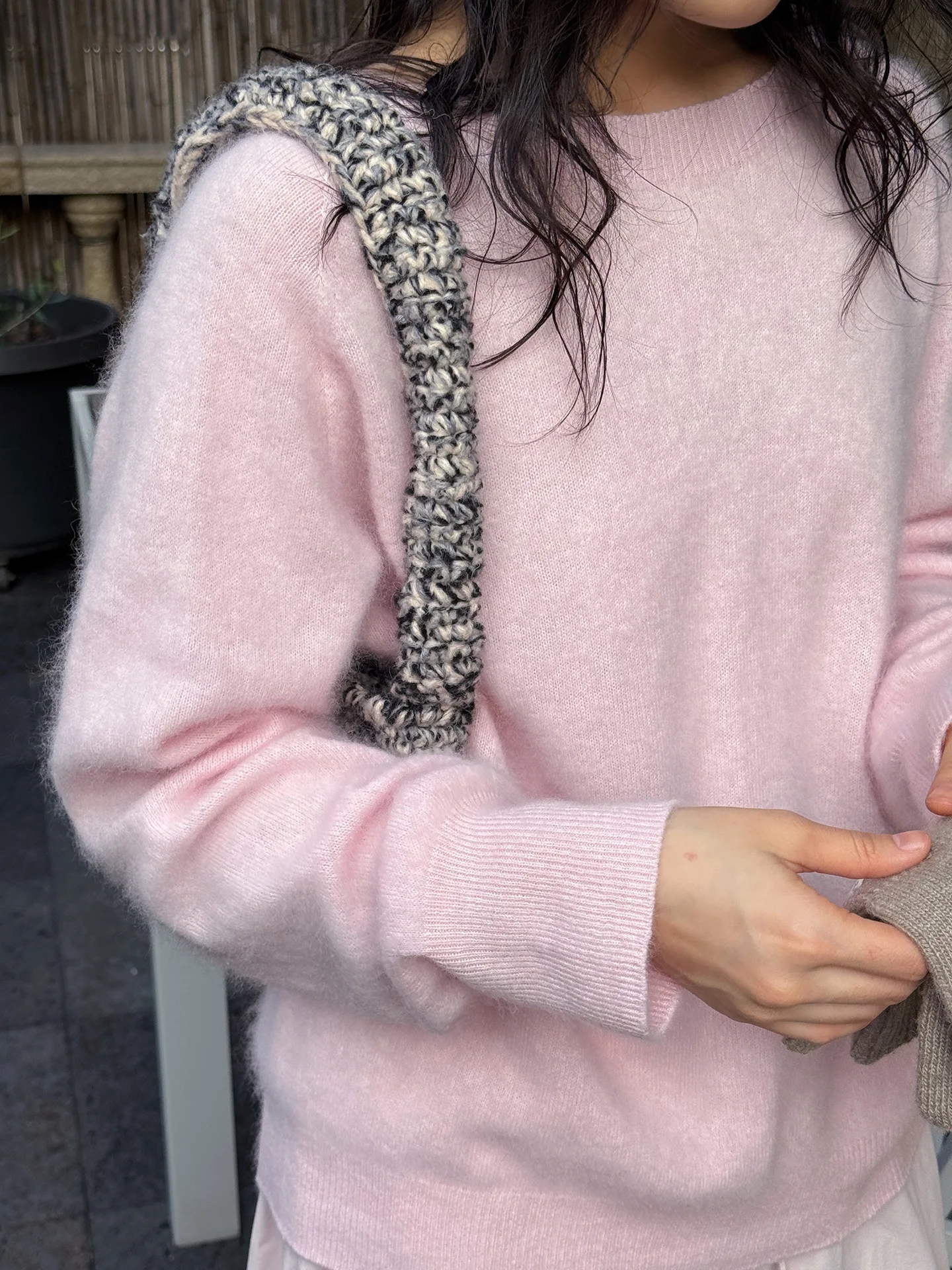 Damen Herbst Wollpullover O-Ausschnitt Langarm Rosa Pullover Hochwertige Pullover Kleidung Oberteile für Damen Pullover – Detail 22