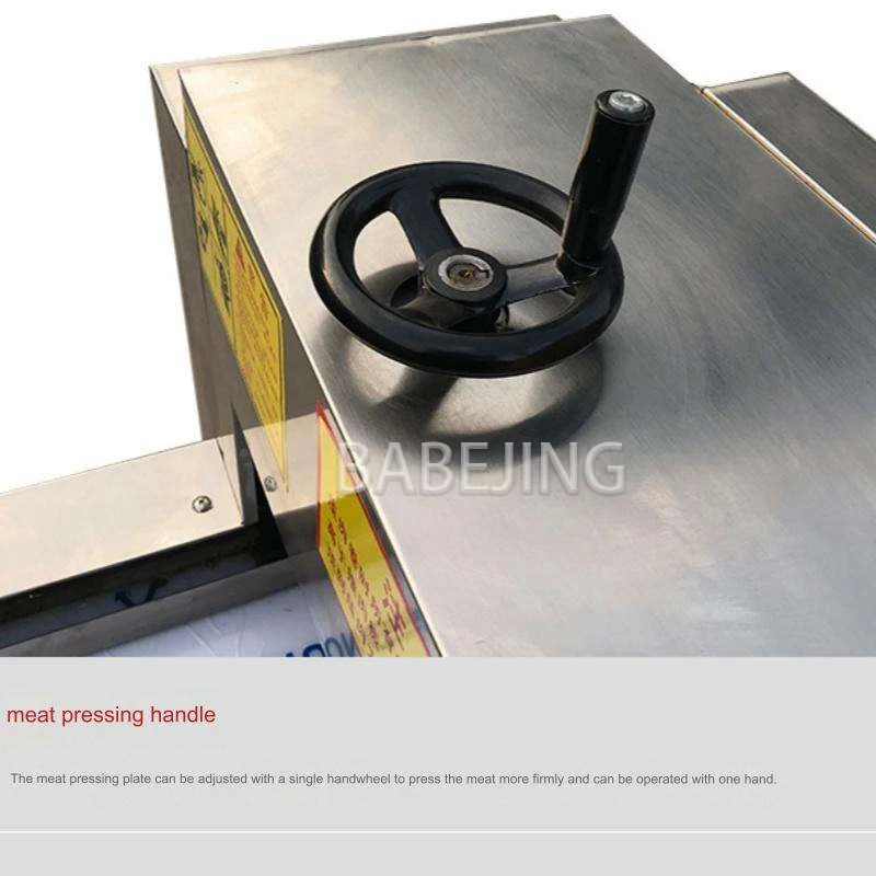 Affettatrice commerciale per rotoli di agnello a taglio singolo da 110 V 220 V