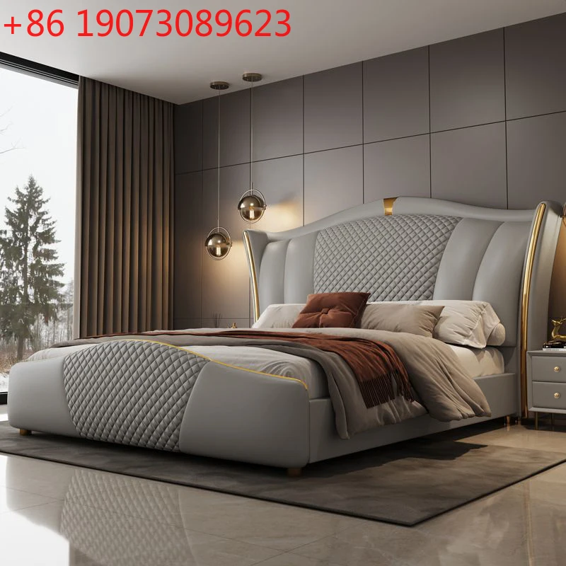 

Роскошная массажная кровать размера King Size, современный дизайн, безопасный спальный диван-кровать человека