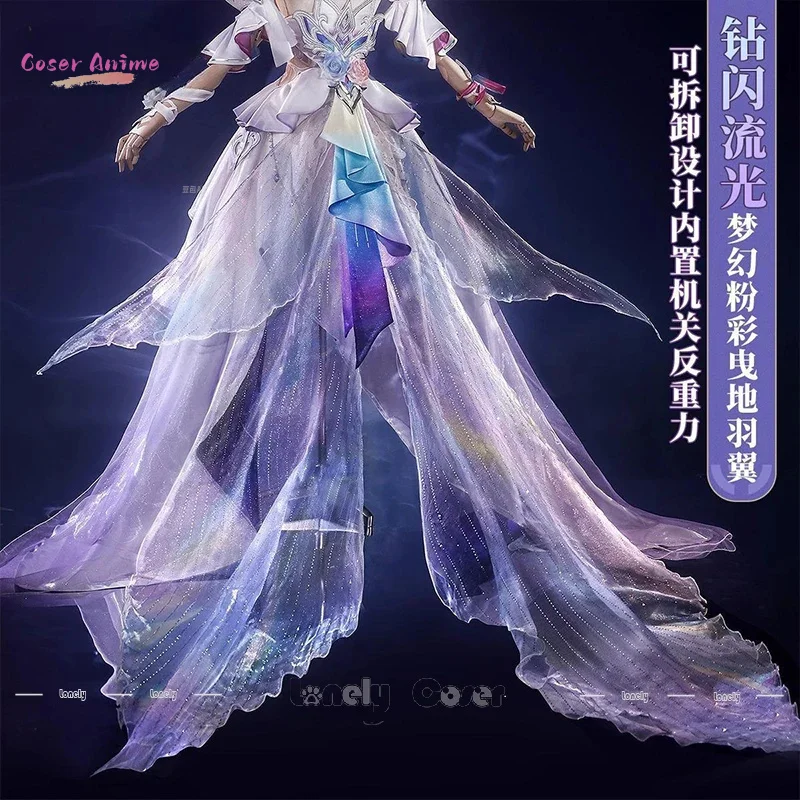 أزياء سيرين التأثيرية لعبة هونكاي: ستار ريل [S-2XL] فستان سيرين للنساء حجاب إصدار SP كوسبلاي مقاس كبير