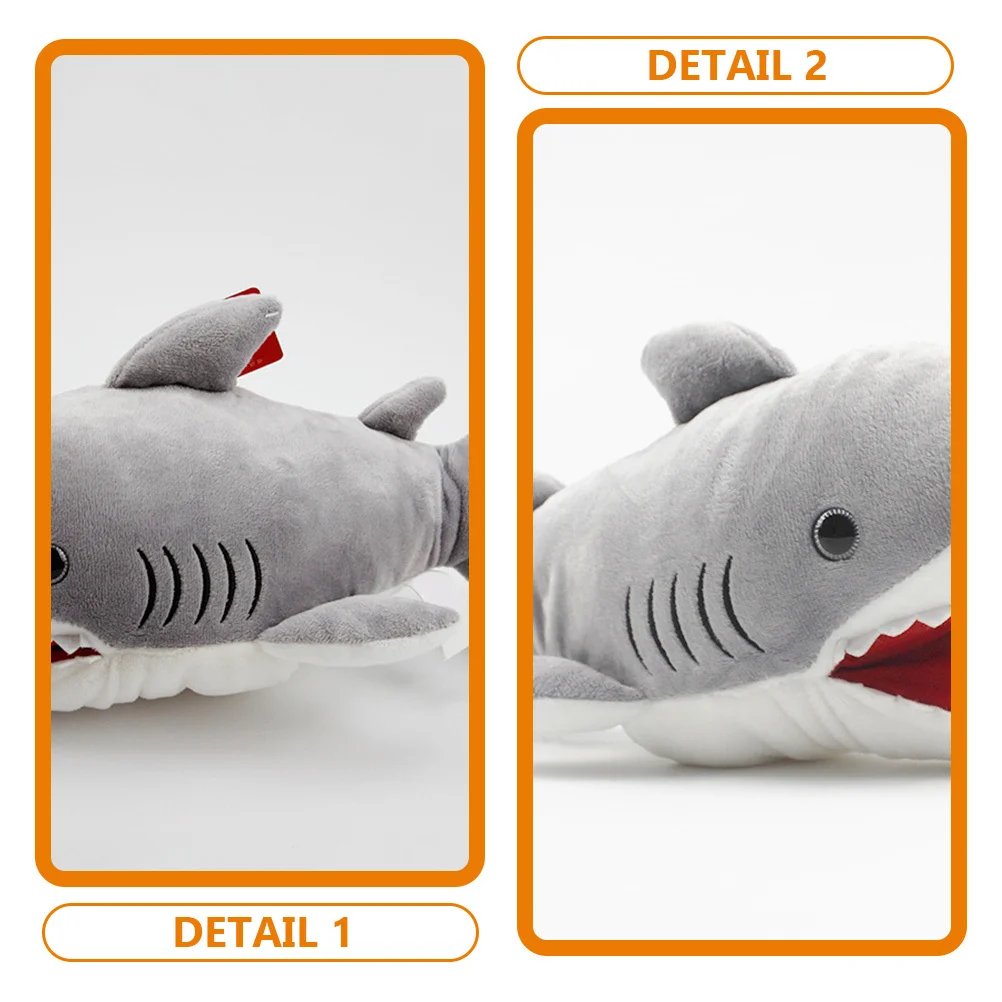 1pc Shark Hand Puppet Animal Hand For Kids Durable Early Education Role Play Storytelling Performance Prop Interactive Learning