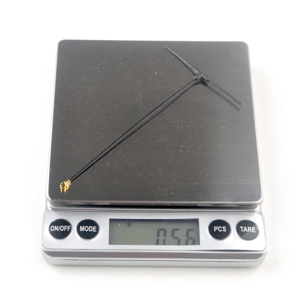 Happymodel 2.4G T هوائي FPV متعدد الاتجاهات 40 مللي متر/90 مللي متر IPEX/IPX/U.FL لـ RC FPV ELRS EP1 EP2 استقبال RX TBS Tracer